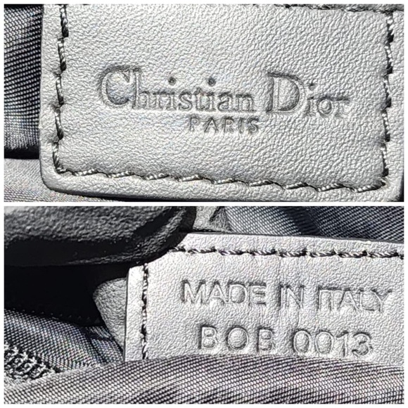 Authentic CHRISTIAN DIOR Diorissimo Trotter Messenger Bag Navy Blue/Grey - Picture 11 of 12